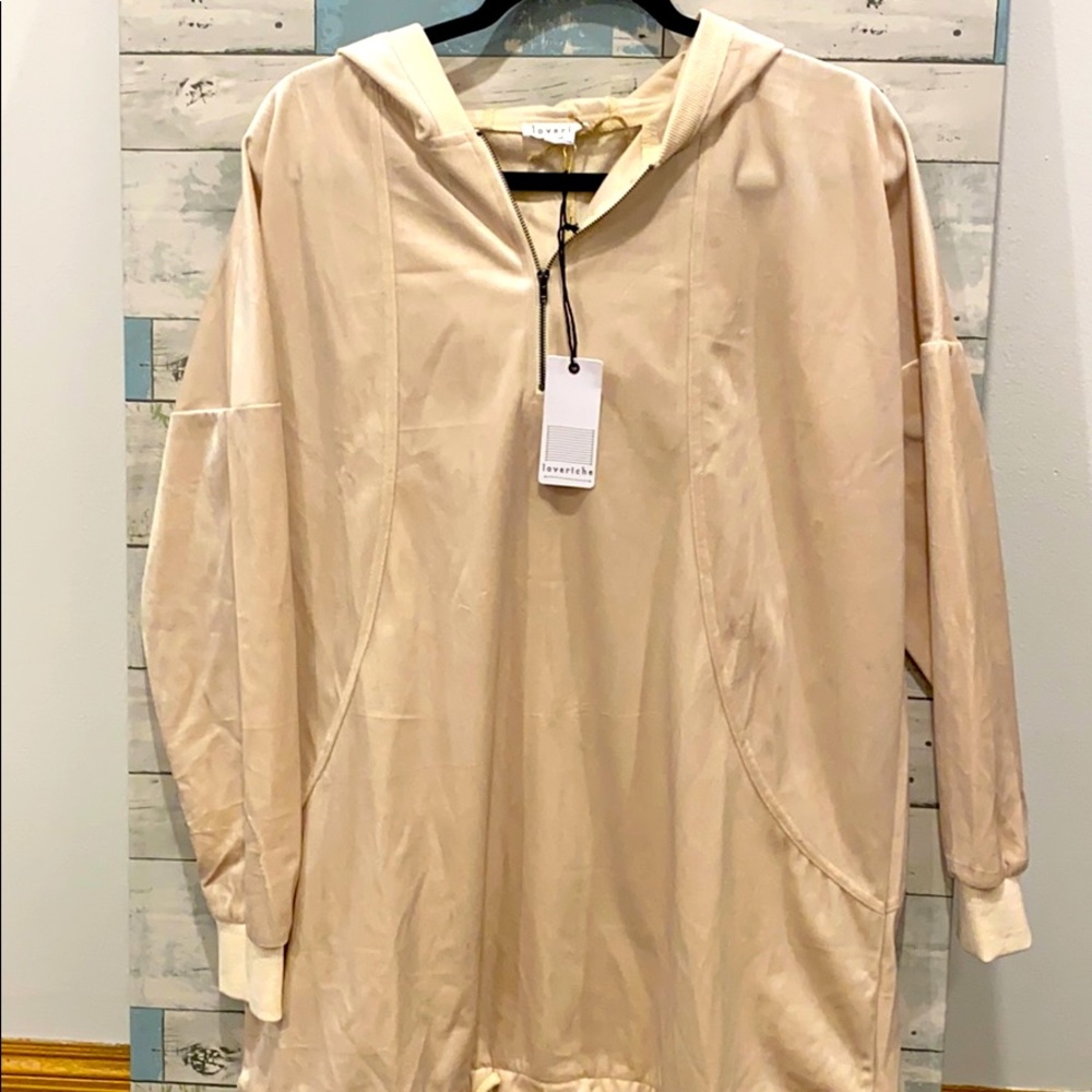 Velour minidress